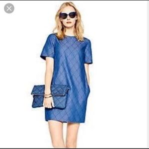 Kate Spade Quilted Chambray Dress
